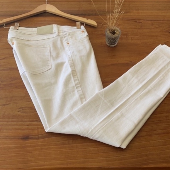 H&M White Denim Pants - Picture 1 of 9